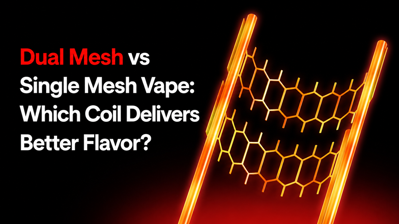 Dual Mesh vs Single Mesh Vape: Which Coil Delivers Better Flavor?